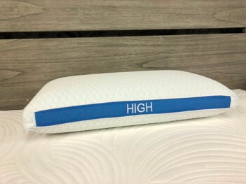 BedTech Blue Ice High-Loft Gel Memory Foam Pillow