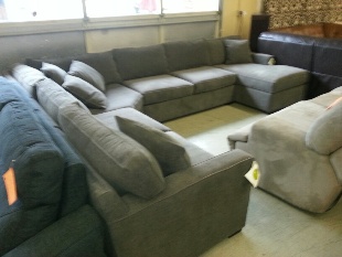 Jonathan Louis Radley 5 Piece Silver Sectional