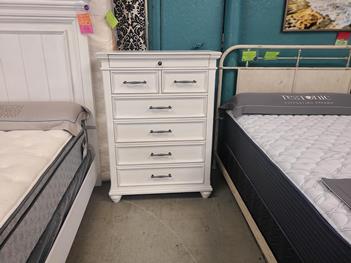 Ashley Kameron Distressed White Chest (blemish)