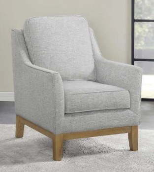 Thomasville Knox Light Silver Accent Chair
