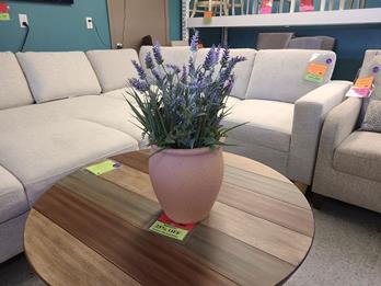 Large Lavender Foliage Arrangement in Terra Cotta Look Planter