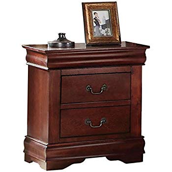 Homelegance Mayville Cherry 2-Drawer Nightstand