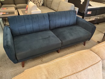 Ashley Mesilla Blue Sofa Bed with USB
