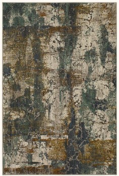 Karastan Montreal Cave Creek Denim Area Rug 5-3 x 7-10