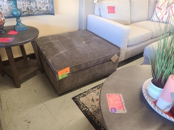 Jonathan Louis Storage Ottoman in Napa Vintage (blemish)