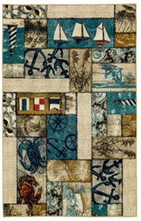 Mohawk  Nautical 5x7 Area Rug