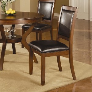 Coaster Nelms Hardwood & Faux Leather Side Chairs (set of 4)