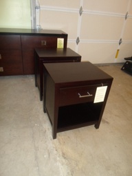 Nevis Espresso Finish 1-Drawer Nightstand