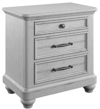 Emerald New Haven 3-Drawer Nightstand