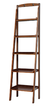 Coaster Nilam Cherry Finish Ladder Bookcase