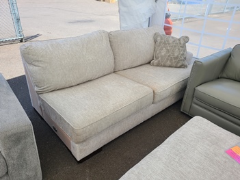Ashley Rawcliffe Parchment One-Arm Sofa