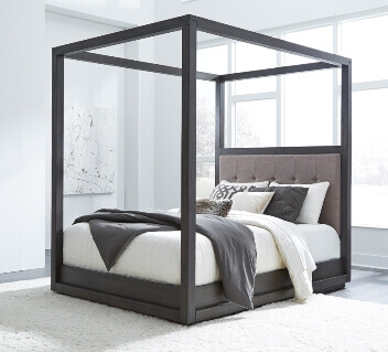 Modus Oxford King Canopy Platform Bed