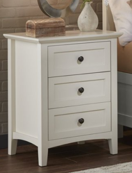 Modus Paragon White 2-Drawer Nightstand