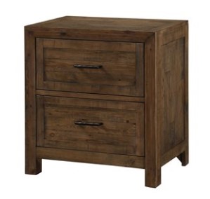 Emerald Pine Valley 2-Drawer Nightstand
