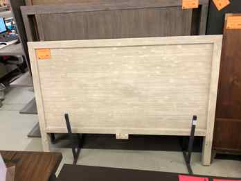 Modus Prairie Whitewashed Full Headboard (blemish)