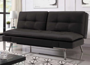 Lifestyle Solutions Ravenna Brown Eurolounger (small cut on top of back)