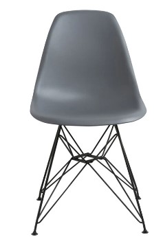 Modus Rostock Grey Plastic Chairs (set of 2)