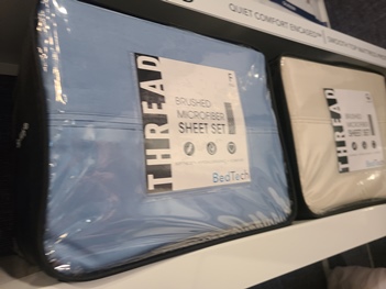 BedTech Sapphire Blue Brushed Microfiber Twin Sheet Set