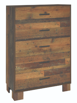 Coaster Sidney Rustic Pine Wood-Look Chest