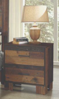 Coaster Sidney Rustic Pine Wood-Look Nightstand