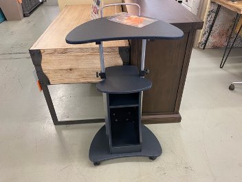 Black Adjustable Standing Desk/Podium