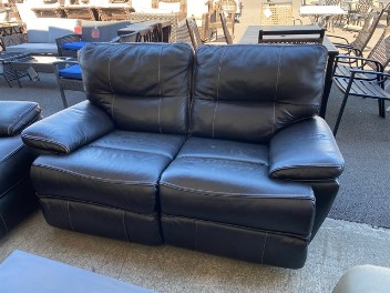 Jason Furniture Tomlin Leather Power Reclining Loveseat (blemish)