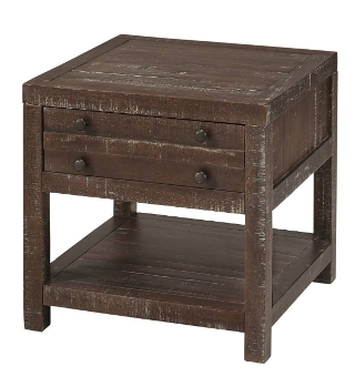 Modus Townsend Distressed Java Finish End Table