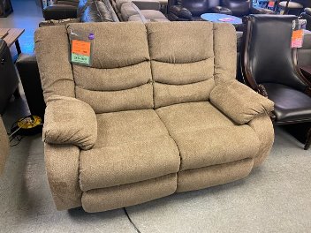Ashley Tulen Mocha Reclining Loveseat