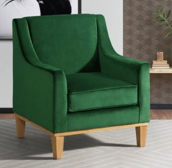 Elements Moxie Accent Chair in Royale Kelly Green