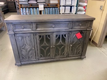 Vintage Furniture Westgate 4-Door Sideboard in Aspen Grey