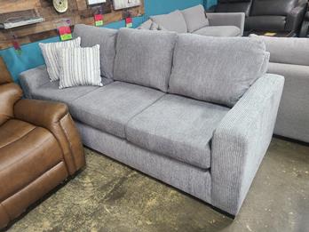 Flexsteel West Sixth Grey Sofa