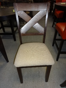Arlington Cappuccino Finish X-Back Side Chairs (set of 6)