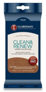 Guardsman Clean & Renew Wipes for Leather (6 pack)