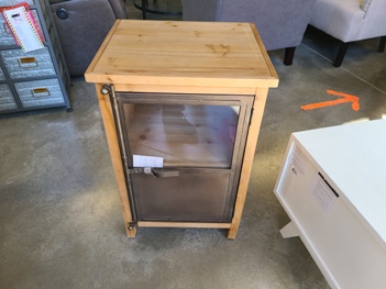 Crestview Harper Wood & Metal Side Table