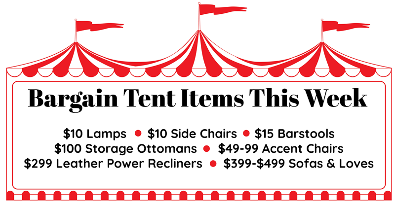 Bargain Tent Items
