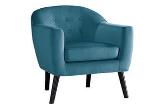 Homelegance Plush Teal Accent Chair
