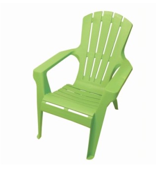Green Plastic Adirondack Chair