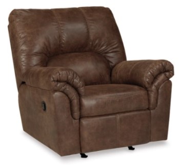 Ashley Benton Dark Brown Microsuede Recliner