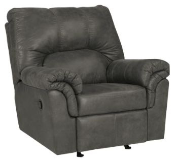 Ashley Benton Charcoal Microsuede Recliner