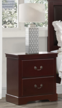 Homelegance Seabright Cherry 2-Drawer Nightstand