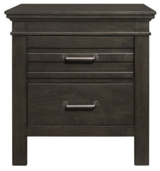 Homelegance Blaine Farm Dark Cappuccino Finish 2-Drawer Nightstand