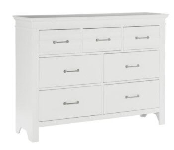 Homelegance Blaine Farm White 7-Drawer Dresser