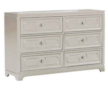 Homelegance Libretto Silver Dresser with Mirror