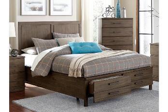 Homelegance Bracco Hardwood King Storage Bed
