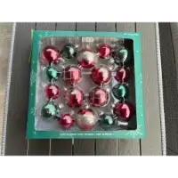 17-Piece Glass Ornament Set