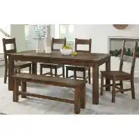 Homelegance Jerrick Dining Set with 4 Chairs