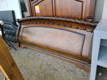 Ashley Cherry King/Cal King Sleigh Footboard