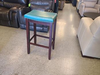 Allure 29-Inch Teal Backless Barstool