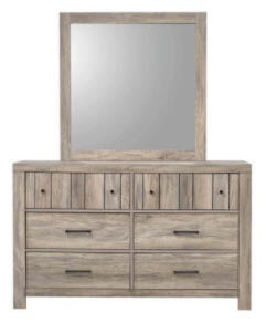 Coaster Adelaide Wood-Look Dresser with Mirror