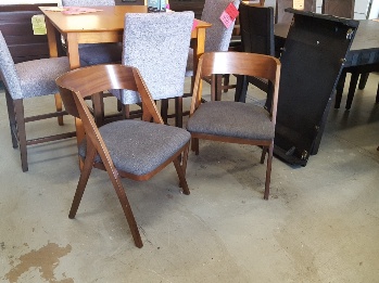 Coaster Danish Modern Side Chairs with Ivory Upholstery (set of 2)